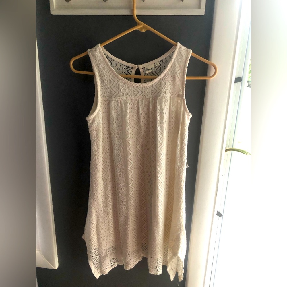 Mudd Girls White Dress